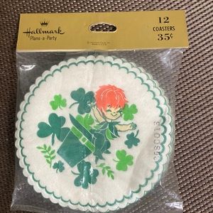 Vintage hallmark 12 st. PAtricks coasters